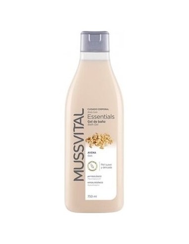 Mussvital Essentials Gel Baño Extracto De Avena 750Ml