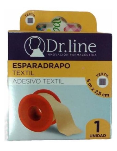 Esparadrapo Dr. Line Textil Blanco 5M X 2_5Cm