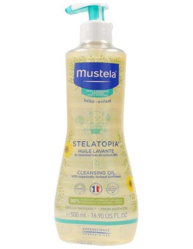 Mustela Stelatopia Aceite Limpiador 500Ml