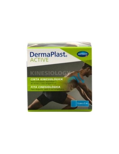 Dermaplast Active Cinta Kinesiológica 5X5 Azul