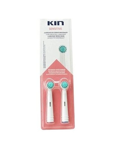 Cepillo Elec Kin Recambio Sensitive 2 Ud