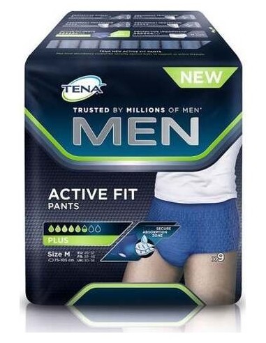 Tena Men Pants Abs Orina Active Fit M 9U