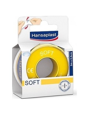 Hansaplast Medi Soft Esparadrapo 5Mx2,5C