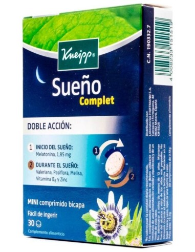 Kneipp Sueño Complet 30 Comprimidos