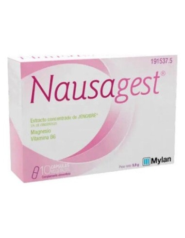 Nausagest 10 Capsulas Vegetales