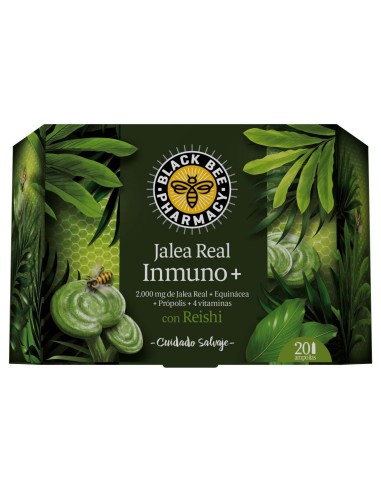 Black Bee Jalea Real Inmuno+ Reishi 20 Ampollas