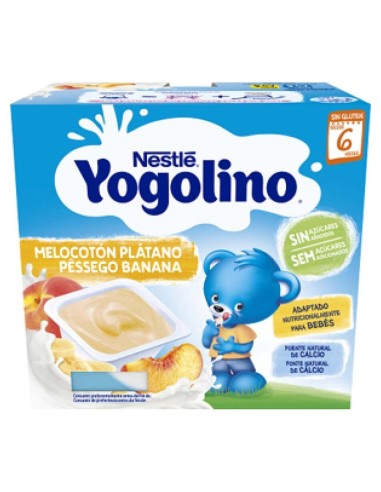 Nestle Yogolino Melocoton Platano 4X100G