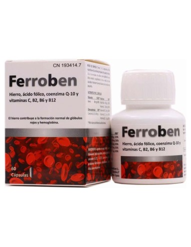 Bluecube Ferroben 60 Capsulas