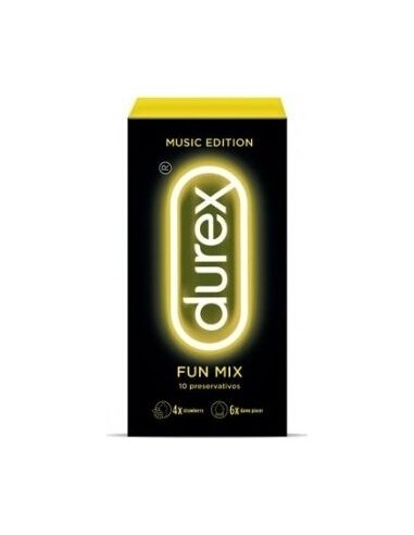 Durex Music Edition Preservativos Fun Mix 10 Preservativos