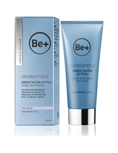 Be+ Energifique Hidratacion Activa Fluido Matificante Piel Grasa 50 Ml