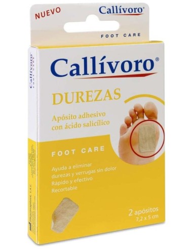 Callivoro Durezas Apósito De Tejido 7,2X5Cm 2Uds