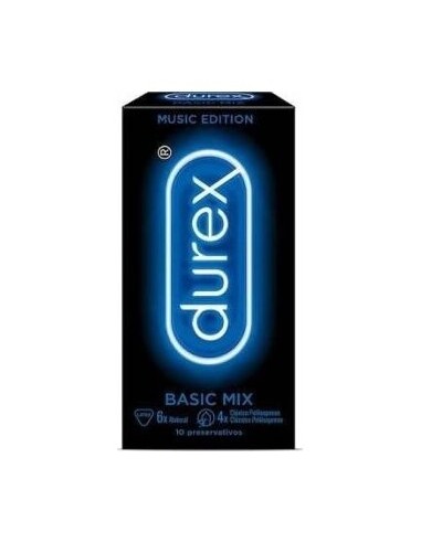 Durex Cond.Music Basic Mix 10 Unidades