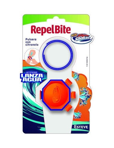 Repel Bite Pulsera Con Citronela Lanza Agua 1Ud