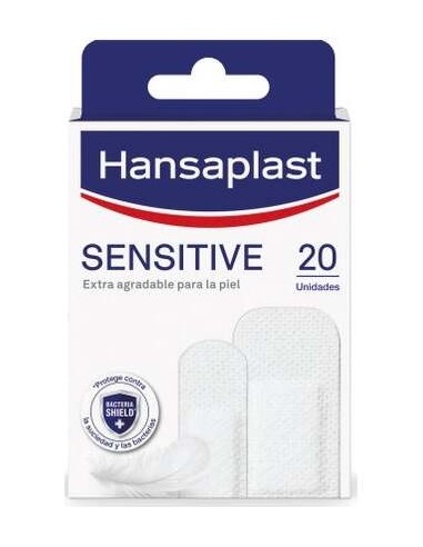 Hansaplast Sensitive Aposito Adhesivo 2 Tamaños 20 Apositos