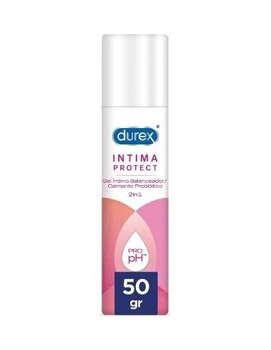 Durex Intima Protect Gel Íntimo Balanceador Prebiótico 2In1 Fórmula Pro-Ph 50Ml