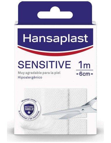 Hansaplast Sensitive Aposito Adhesivo 1Mx6Cm