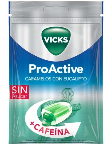 Vicks Proactive Caramelos Con Eucalipto Sin Azúcar 72G