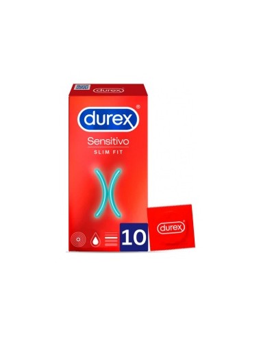 Durex Sensitivo Slim Fit Preservativos 10Uds