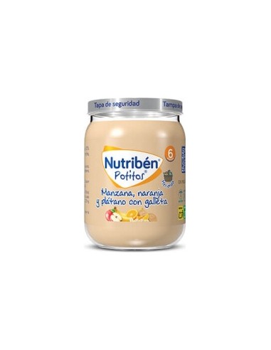 Nutriben Pot Plat Naranja Galleta 2X190G