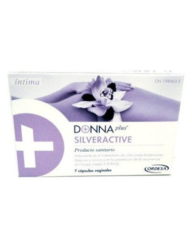 Donna Plus Silveractive 7 Capsulas Vagin