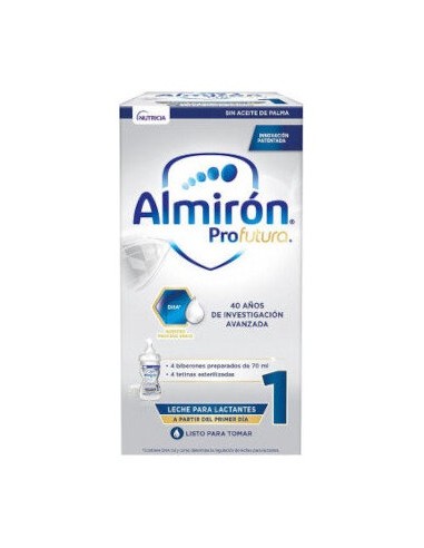 Almirón Profutura 1 + Minibiberones Leche De Inicio 70Ml X 4Uds