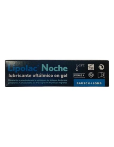 Lipolac Noche Gel Lubricante Ocular 10G