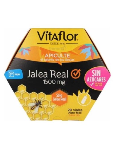 Vitaflor Jalea Real Pura Sin Azucares 1500Mg