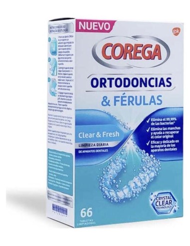 Corega Ortodoncias & Ferulas 66Uds