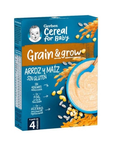 Gerber Maiz Y Arroz Sin Gluten 250 Gr