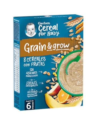 Gerber Papilla 8 Cereales Fruta 1X250G