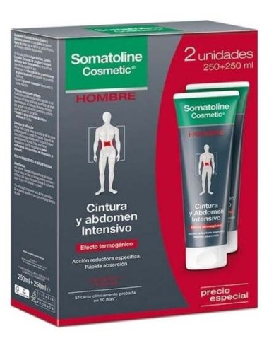 Somatoline Hombre Abdomen Intensivo Noche 2X250Ml