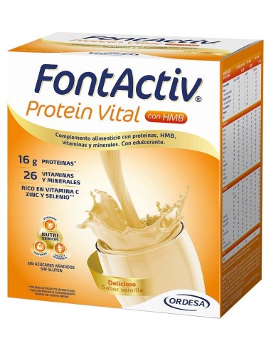 Fontactiv Protein Vital Vainilla 14 Sobres