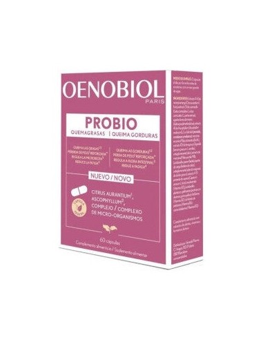 Oenobiol Probio Quema Grasas 60 Capsulas