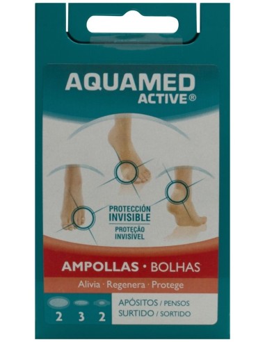Aquamed Active Ampollas Apósito Hidrocoloide T-G 2Uds + T-M 3Uds + T-P 2Uds