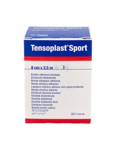 Tensoplast Sport Venda Elástica Adhesiva 8Cmx2,5M 1Ud