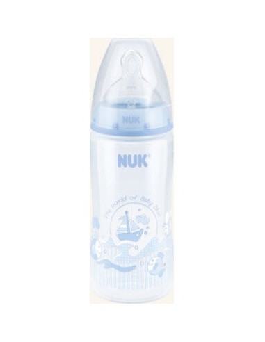 Nuk Biberón Pp Blue Tetina Silicona Talla 1 Orificio M  300Ml