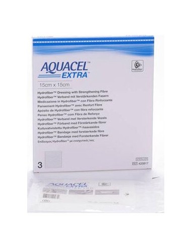 Aquacel Extra Aposito Hidrocol 15X15 3U