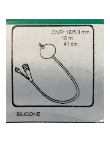 Sonda Vesical Silicon Folysil Balon Ch16