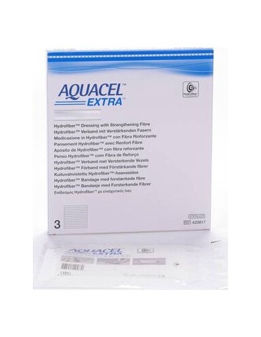 Aquacel Extra Aposito Hidrocol 10X10 3U