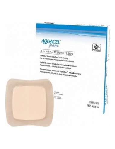 Aquacel Ag Foam 12,5X12,5 Cm 3 Apositos