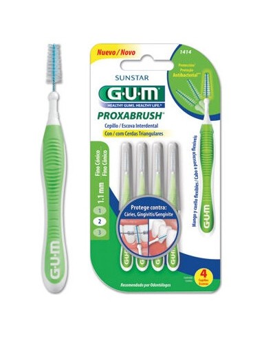Gum® Proxabrush  Cepillo Ultrafino R:1414 4Uds