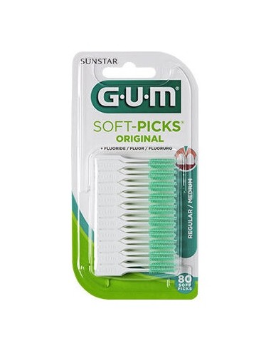 Gum 632 Soft Picks Original Regular 80 U