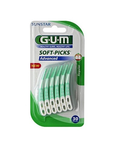 Gum® Soft-Picks Advanced Regular Soft Picks 30Uds