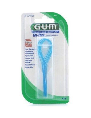 Gum® Enhebrador 840 Seda Dental 25Uds