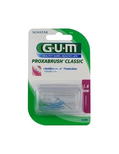 Gum® 612 Proxabrush Recambio Cepillo Interdental 1.4Mm 8Uds
