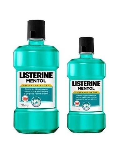 Listerine Mentol 500+250Ml Etiq Pvpr