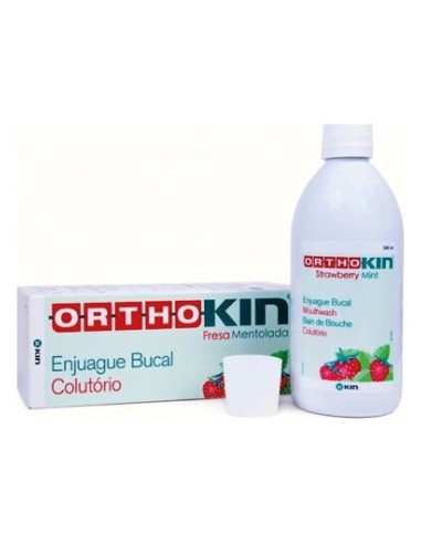 Orthokin Enjuague Bucal Fresa Mentolada 500Ml