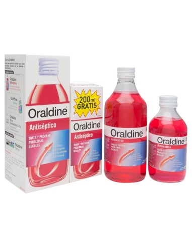 Oraldine Colutorio Antiséptico 400Ml + 200Ml