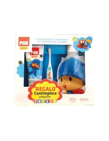 Phb Petit Pack Pocoyo Gel Dentífrico + Cepillo + Cantimplora