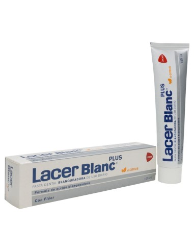 Lacer Blanc Plus Pasta Dental Blanqueadora Citrus 125Ml